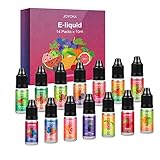 Joyoka 14 x 10 ML Liquids E Liquid Set, E Zigarette Liquid für E Zigaretten/E Shisha, ohne Nikotin