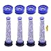 Kit d'accessoires Laimaiou 4 pré-filtres et 4 post-filtres pour Dyson V7 Animal V 7 Motorhead V8 MOTORHEAD V8 Absolute V8 Absolute + V7 Absolute Pièces de rechange pour aspirateur sans fil