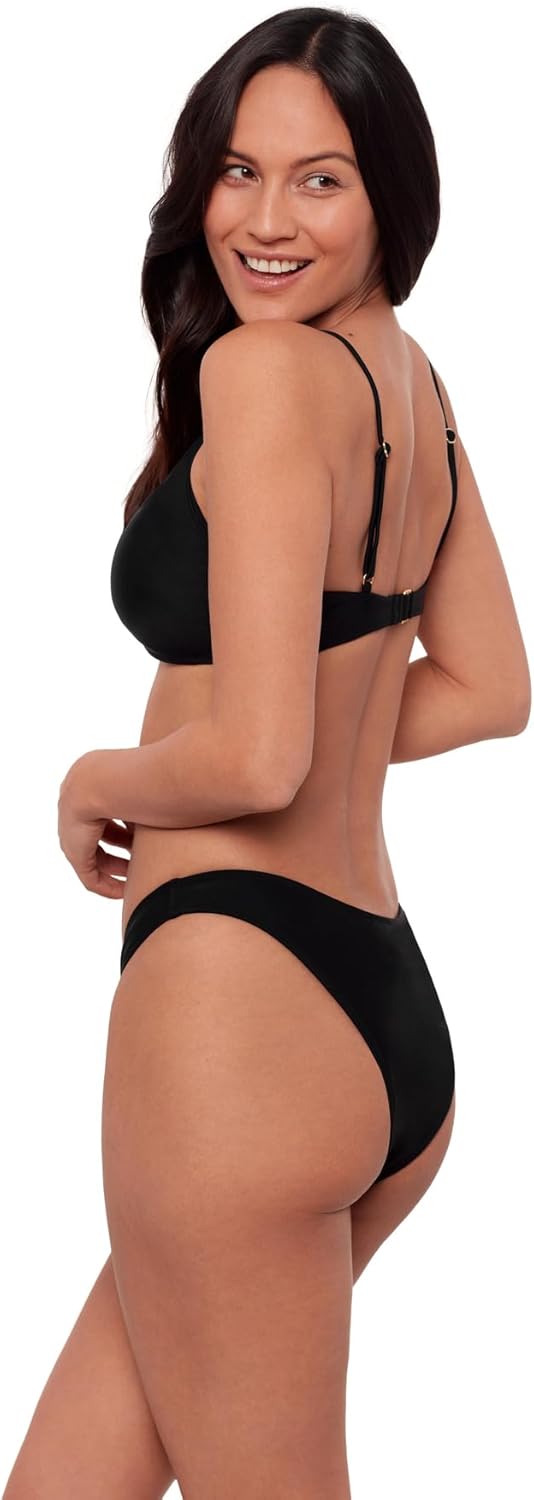 Sports Illustrated Womens Double Ring Bralette Bikini Top - Image 3