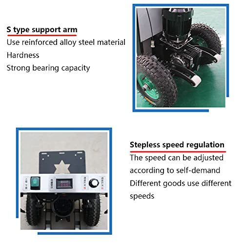 Sackkarre Treppensteiger Elektrisch, Klappbarer Rollwagen Mit S-förmigem Tragarm, Geeignet Zum Tragen Von Schweren… – Bild 6