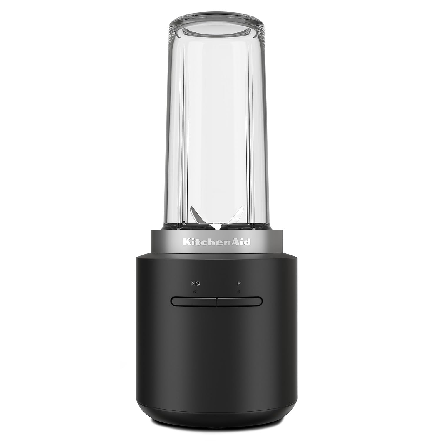KitchenAid Go – Frullatore portatile senza fili – Nuovo – Contenitore in plastica senza BPA da 473 ml – Con batteria – Nero opaco