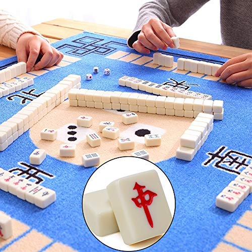 Set de Mahjong Chino Mini 144 Fichas con Bolsa y Tapete miniatura 5