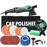 BATOCA Orbital Poliermaschine 15mm,1100W Exzenter Polierer,125mm/150mm Auto...