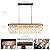 Wellmet Crystal Chandelier, Vintage Crystal Pendant Light, 7-Light Farmhouse Kitchen Island Chandelier, for Dining Room, Living Room, Kitchen, Restaurant