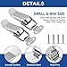 LifCratms 4Pcs Spring Loaded Toggle Latch, 2.3