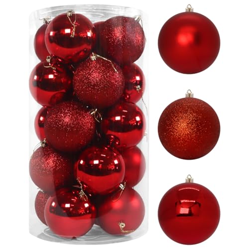 Esferas, Home ARTEGO Esferas Navideñas Grandes *20Pcs Grandes 10cm* Gigantes decoración para Colgar Adornos de Polietileno Árbol Bolas de Navidad Inastillables Christmas...