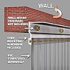 RESILIA Industrial Mounting Hardware for Strip Curtain Doors - 4 Foot Steel Strip (1 Bracket), Made in The USA