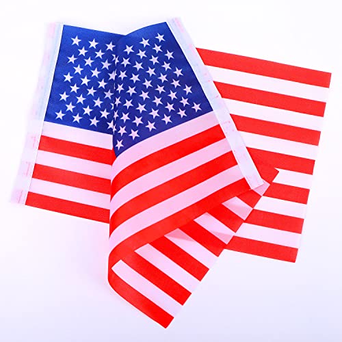 Fwiw American Flag Us Table Flag,Small Mini Usa Office Desk Flags With Stand Base,United States For 4Th Of July Party Veteran's Day Party Festival Events Home Office Decorations #TOP3