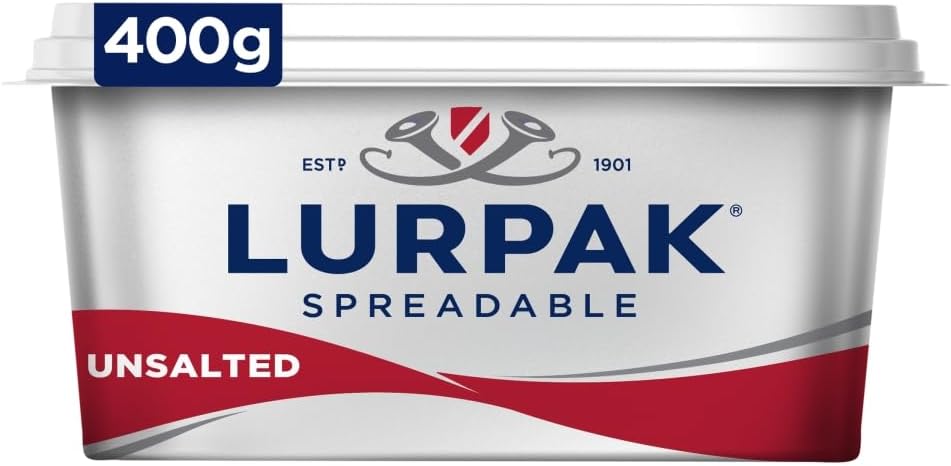 Lurpak Unsalted Spreadable Blend of Butter and Rapeseed Oil 400g