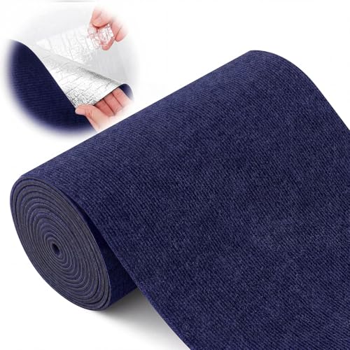 Nuanchu 16 in x 20 ft Self Adhesive Marine Carpet, Boat Trailer Bunk Carpet with Soft Cut Pile 0.14
