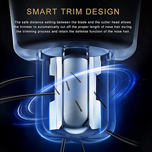 Enchen Electric Ear And Nose Hair Trimmer Cordless Eyebrow Removal Clipper Razor Shaver Trimmer For Men Women Ipx7 Waterproof Type-C Fast Charging With Rechargeable Battery Travel Lock 6000Rpm，Black #TOP6