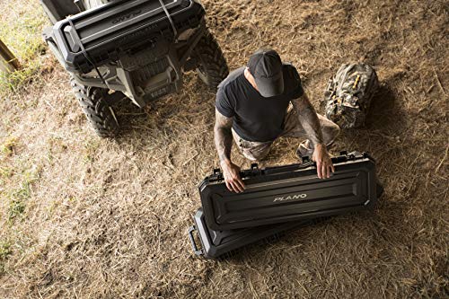 Plano All Weather 36” Tactical Gun Case, Black & All Weather 42” Tactical Gun Case With Wheels, Black With Pluck-To-Fit Foam, Watertight & Dust-Proof Shield Protection #TOP6