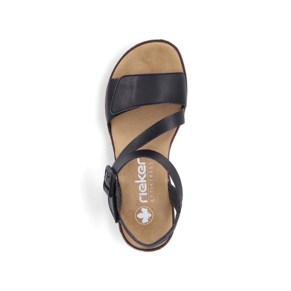 Rieker Damen Keilsandalen V3660, Frauen Sandalen