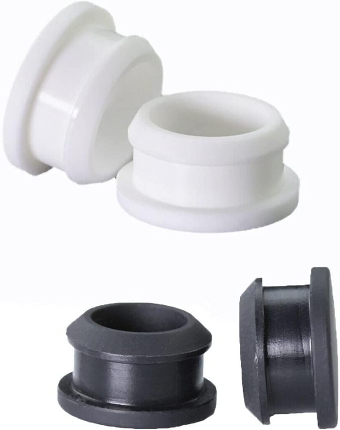 Hole Plugs,Screw Hole Plugs Silicone Hole Plug Cover,20pcs Silicone Rubber Hole Caps 2.5mm to 60.6mm T Type Cover Snap-on Gasket Blanking End Caps Seal Stopper(A 50.6mm)