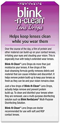 BLINK -n-Clean Lens Drops.5 Oz - Pack of 2