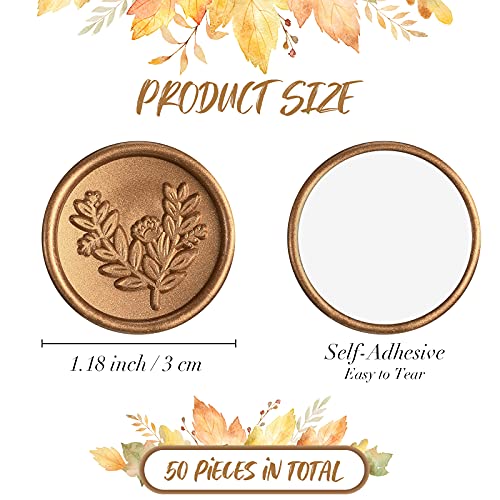 image for Outus Wax Seal Stickers Envelope Seal Stickers Wedding Invitation Enve