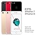 ULAK Compatible with iPhone SE Case 2022 (3rd Gen) / iPhone SE Case 2020 (2nd Gen) / iPhone 7 Case/iPhone 8 Case, Luxury PU Leather Wallet Phone Case with Card Holder Flip Kickstand Cover Pink+White