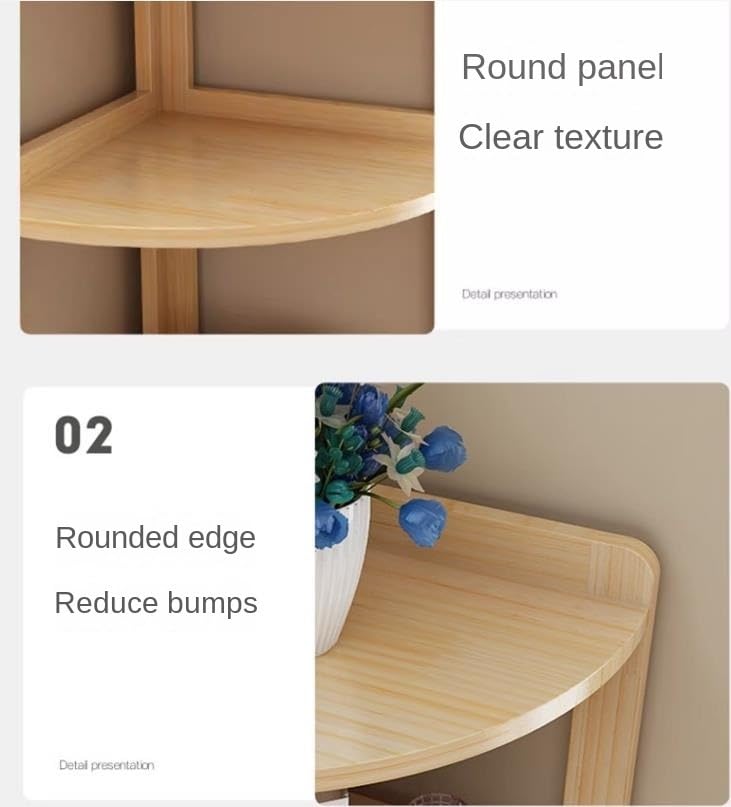 Amazon｜コーナーラック コーナーシェルフ コーナー棚 5段