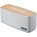 COMISO Bluetooth Speakers, 30W Loud Wood Home Outdoor Wireless Speaker, SubWoofer Tweeters for Super Bass Stereo Sound, 100Ft Bluetooth V4.2 and 12H Playtime