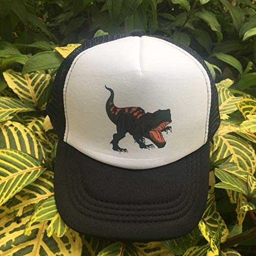 Waldeal Boy's Fierce Dinosaur Ball Caps Adjustable Mesh Trucker Hats Black #TOP7