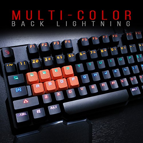 B720 Light Strike Optical Gaming Keyboard (Smooth/Linear) - Comfort Wrist Pad - Faster Than Mechanical - 0.2Ms Key Response Neon Led Backlit - Water Resistant [Lk Black] #TOP5