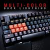 Bloody B720 Light Strike Optical Gaming Keyboard (Smooth/Linear) - Comfort Wrist pad - Faster Than Mechanical - 0.2ms Key Response Neon LED Backlit - Water Resistant [LK Black]
