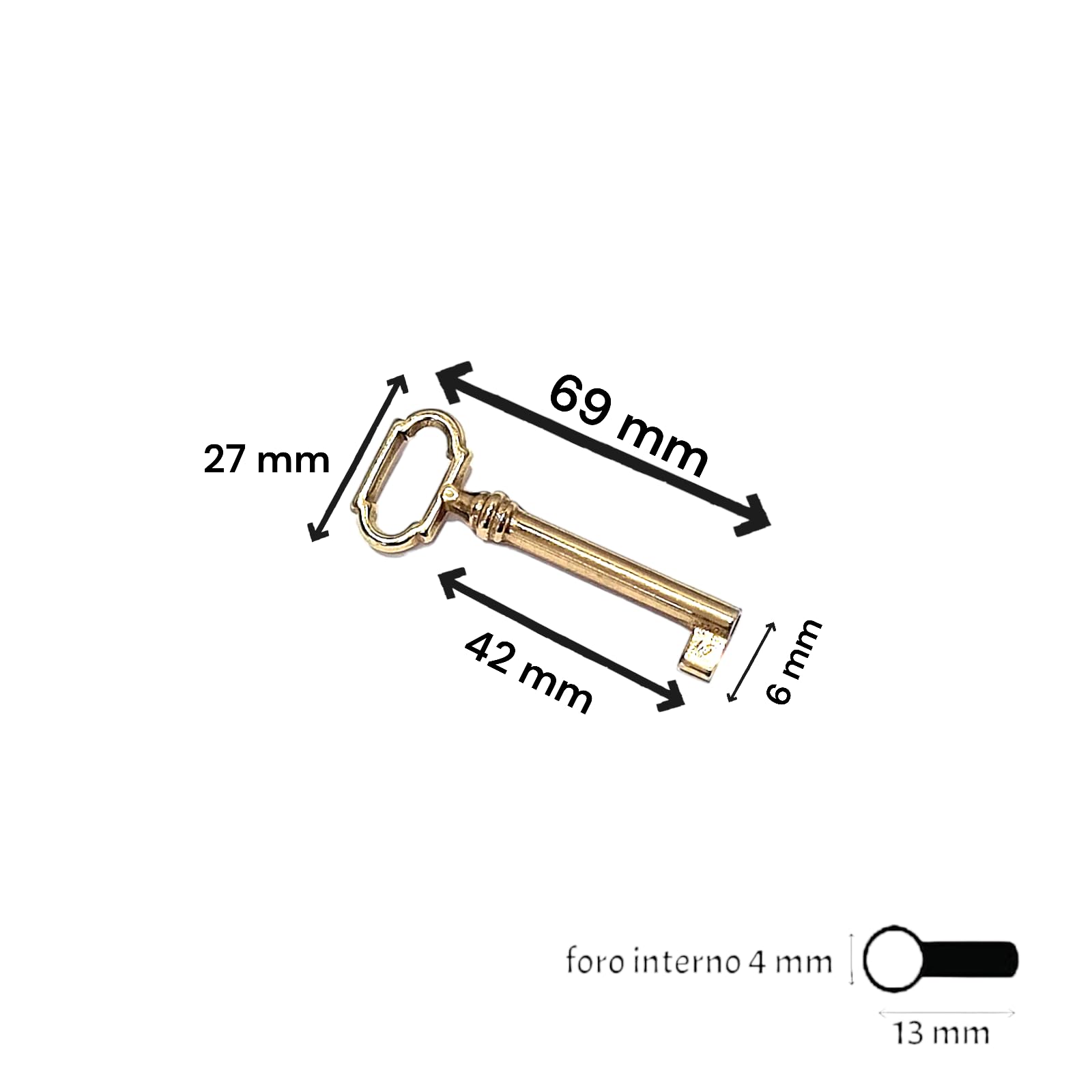 Chiavi Grezze SC1 (confezione Da 50) In Ottone/nichel - Foto 4
