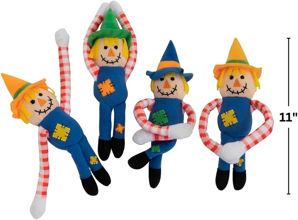 Fun Express Fall Long Arm Plush, 12 Pieces