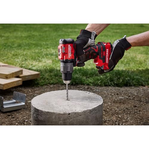 CRAFTSMAN V20 1/2 Inch Cordless Hammer Drill, Bare Tool Only (CMCD726B) - image 9