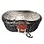 ALEKO Inflatable Hot Tub Spa | Personal High Powered Jetted Bubble | with Drink Tray, Fitted Cover and 3 Filter Cartridges | 145 Gallon | 2 Person | Oval | Black | HTIO2BKBK