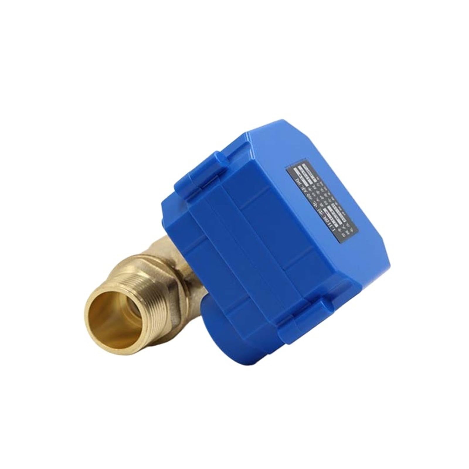 Vanne motorisée G3/4 DN20 en laiton étanche et économique DC3-6V pour régulation de débit