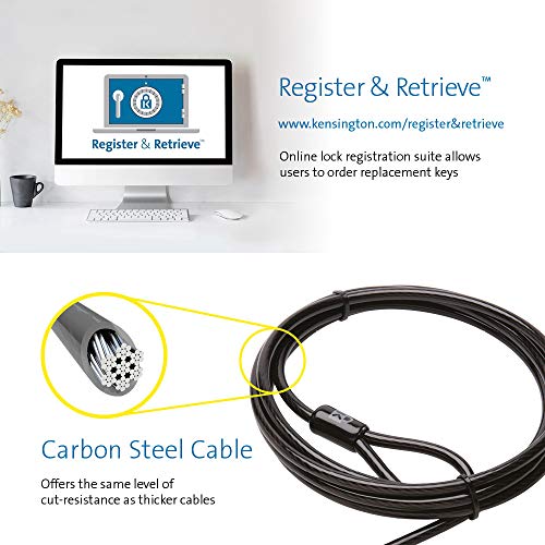 Kensington Desktop & Peripherals Locking Kit 2.0, Black (K64424Ww) #TOP5