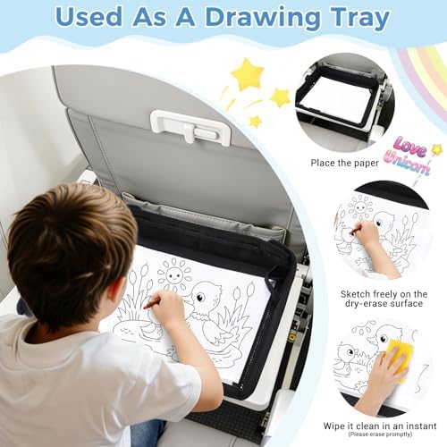 COOLBEBE Airplane Tray Table Cover, Foldable Travel Tray Cover — view 2