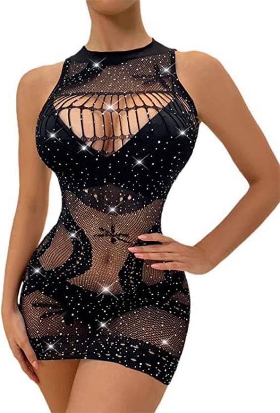 Collection Self Design Babydoll (BlackUmbBabydoll/Collection Self Design Babydoll Babydoll Nightdress-image-42