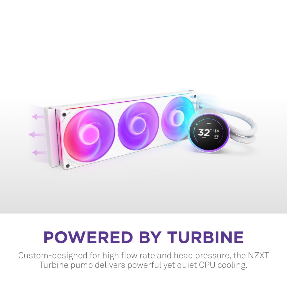Amazon.com: NZXT Kraken Elite 360 RGB 2024 - AIO CPU Liquid