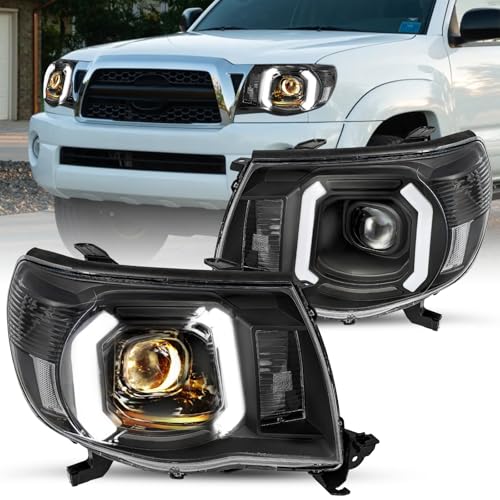 Image of JSBOYAT LED DRL Headlight Assembly for 2005-2011 Toyota Tacoma Pickup