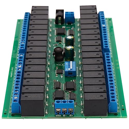 Módulo de Relé RS485 Modbus RTU de Alta Densidad R421C32 de 32 Canales 12V 6