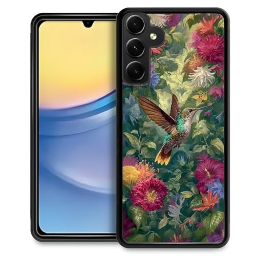 Coque Samsung Galaxy A15 fleurs colorées antichoc rigide