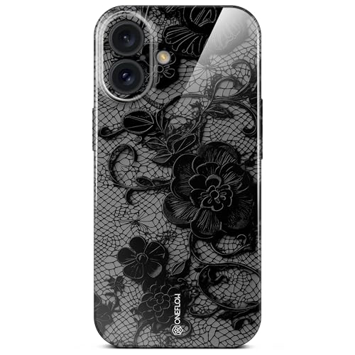 Coque iPhone 16 dentelle noire fine idéale pour le quotidien chic
