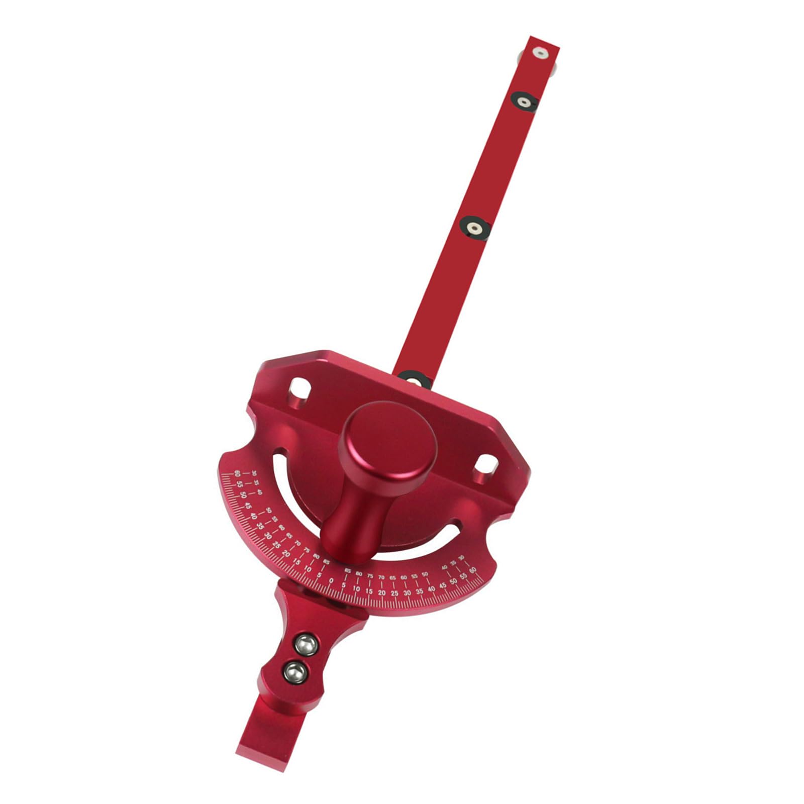 Regla de empuje profesional para carpintería, regla de posicionamiento resistente para posicionamiento exacto en corte y unión de madera, herramienta profesional de carpintero
