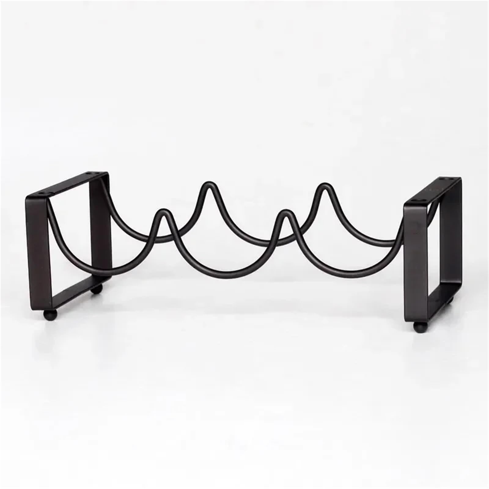 weinregal 1 PCS Rotweinregalständer Bar Flaschenständer Eisenkunst Halle (ohne Flaschen und Tassen)(L)