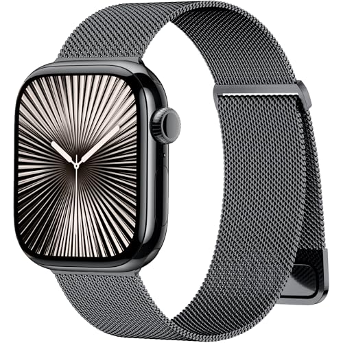Image of Magnetic Band Compatible for Apple Watch Bands Women Men 40mm 38mm 41mm 42mm 46mm 44mm 45mm 49mm, Stainless Steel Mesh Metal Sport Strap Wristband iWatch Series 11 10 9 8 7 6 5 4 3 2 1 SE Ultra