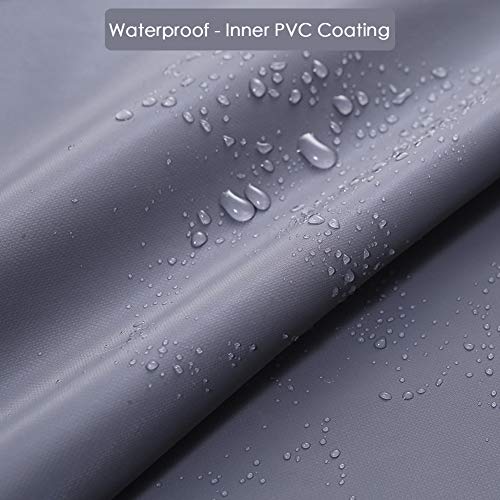 Superjare Patio Umbrella Cover With Rod For 7 To 11 Ft Umbrellas & 15 Ft Double-Sided Umbrellas, 600D Protective Waterproof Cover With Zipper thumb #5