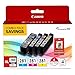 Canon PGI-280XL PGBK/CLI-281CMY, 50 Sheets PP-301 Combo Pack Compatible to TR8520, TR7520, TS9120 Series,TS8120 Series, TS6120 Series, TS9521C, TS9520, TS8220 Series, TS6220 Series