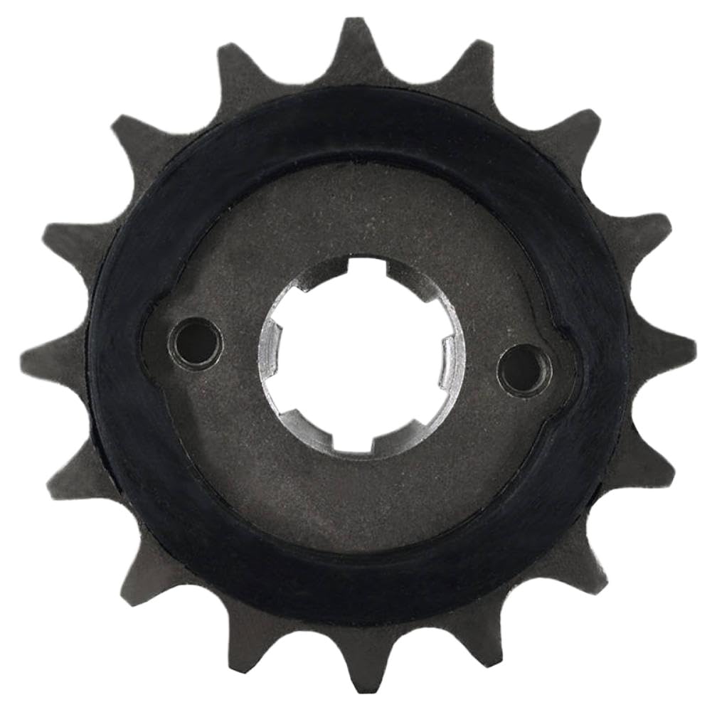 Amortiguador de goma de piñón delantero 16T Compatible con DT250 DT400 SR250 TT250 XV250 V VStar XV240 Virago Small Gear