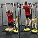 Valor Fitness Cable Machine - 200lb Plate Loaded Crossover Station with Pull Up Bar, 17 Adjustable Pulley Positions with Handles - Strength Training Workout Equipment
