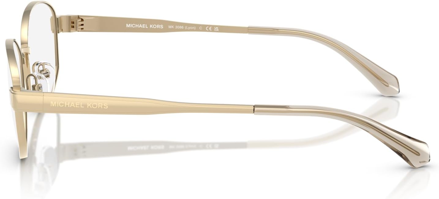 Michael Kors womens Mk3086 Lyon Oval Prescription Eyewear Frames