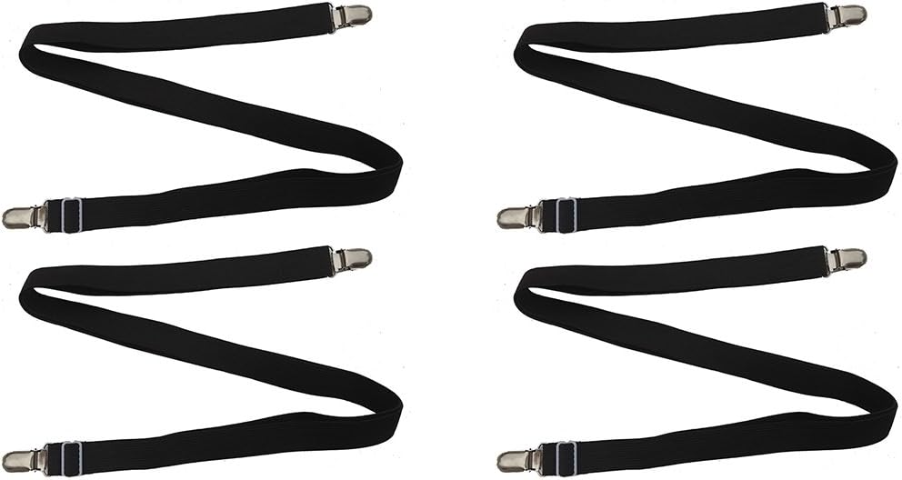 Bed Sheet Straps (Black)