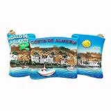 Imán 3D de la Costa de Almería, Andalucía, España, recuerdo de viaje, regalo para el hogar, cocina, nevera, decoración magnética, colección de imanes