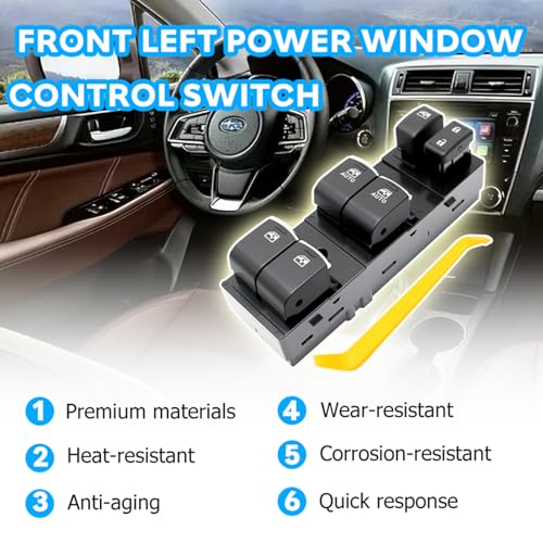 83071AL56B 83071AL56C Front Left Power Window Control Switch for Subaru by totuhuid - Image 5